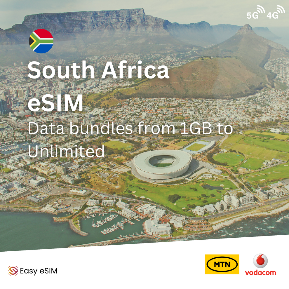Fast & easy South Africa eSIM Easy eSIM